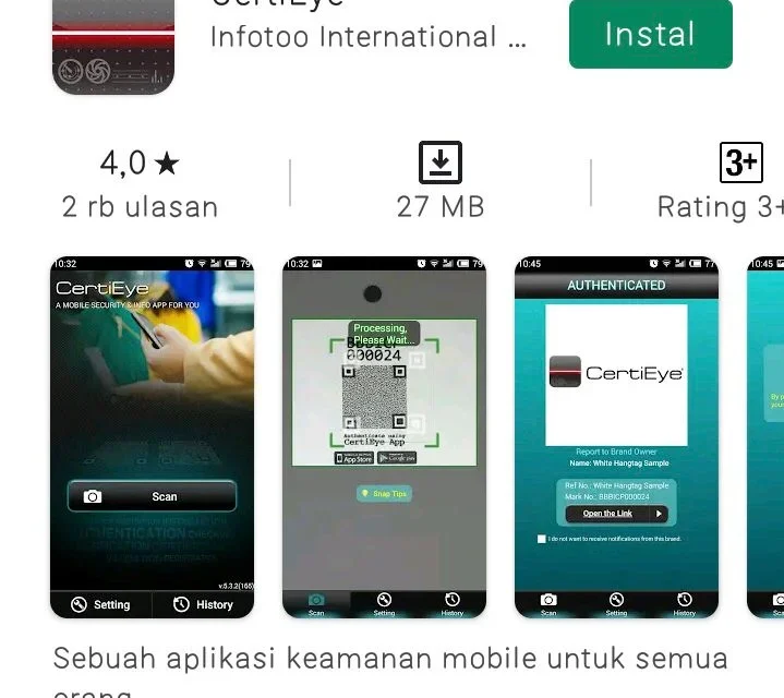 Teknologi Pengecekan Barang Yang Antara Asli Dan Palsu