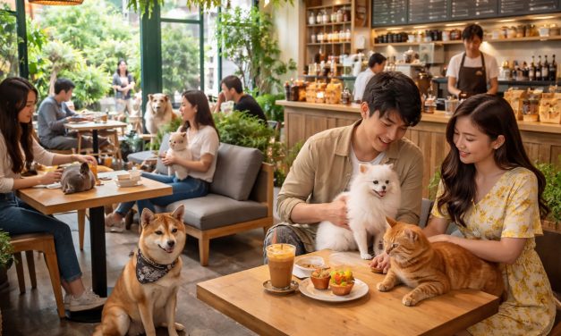 Tempat Usaha Cafe Nongkrong Dengan Hewan Peliharaan