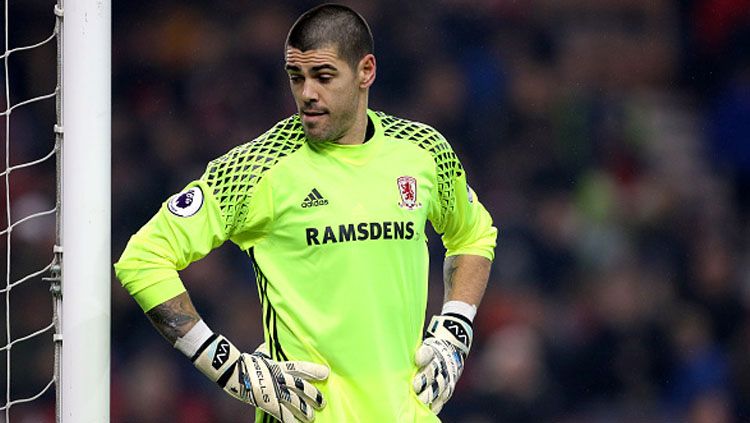 Victor Valdes Penjaga Gawang Sepak Bola Barcelona