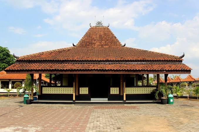 Sebuah Tradisional Budaya Joglo Sebagai Rumah Adat